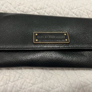 Marc by Marc Jacobs Long Envelope Style Wallet - Black